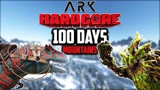 I Survived 100 Days in Hardcore Ark Modded Mountains... Here's What Happened