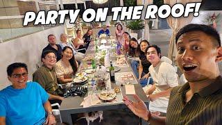 We Threw A Party on Our Brand New Roof Deck ️ | Vlog #1776