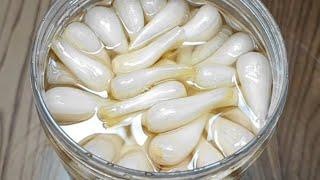 Cách Làm DƯA KIỆU NGÂM GIẤM ĐƯỜNG trắng đẹp giòn ngon nhanh ăn không cần phơi nắng món ngon ngày tết