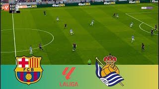 Barcelona vs Real Sociedad | La Liga 24/25 | PES 2021 | PC Gameplay | 4K