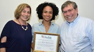 SignTalk Foundation Awards Tony Nominated Deaf Actress Lauren Ridloff for Outstanding Achievement