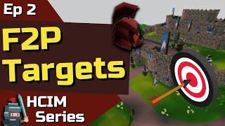 OSRS HCIM Progress Video 2: F2P Targets & The Story So Far...