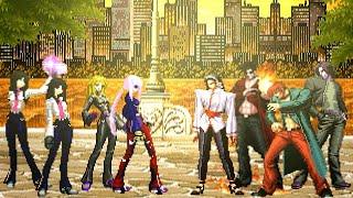 [KOF Mugen] Memorial | Fliz, Flamme, Diana Neko, Orochi Diana vs Wild Scared Treasures Clan [ 4vs4 ]