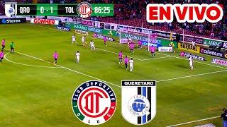  Queretaro vs Toluca EN VIVO / Jornada 12 - Liga MX - Apertura 2024