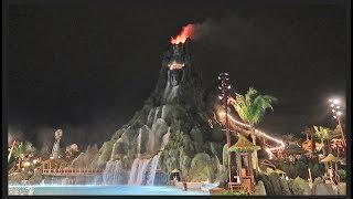 Her First Time At Volcano Bay Water Park | The Spirit Of The Volcano, Night Eruption & New Rafts!