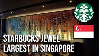 【4K】Singapore's Largest & Unique Starbucks Branch | Jewel at Changi Airport | Singapore | Cinematic