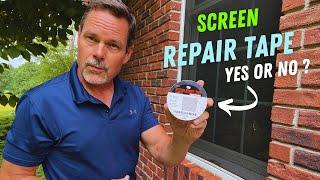 Watch This Review Before Patching Your Window And Door Screens With Screen Repair Tape!