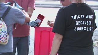 Groups cleans up syringes, hands out Narcan in Louisville