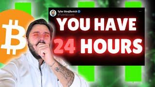 HOW MUCH HIGHER WILL BITCOIN GO?? BLACKROCK IS GIVING YOU 24 HOURS [CRYPTO MEGA WARNING]