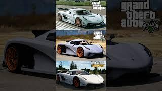 koenigsegg Jesko Real Vs GTA Vs CPM #koenigsegg #jesko #gta #cars #shorts