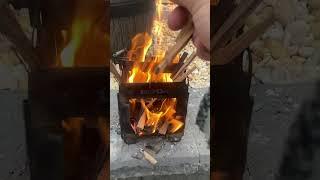 SLO MO flames Lixada folding stove #campfire