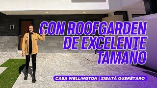 ¡Con ROOFGARDEN de excelente TAMAÑO!  Casa WELLINGTON | $5,350,000 | Zibatá Querétaro