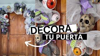  IDEAS PARA DECOR LA PUERTA DE TU CASA️ HALLOWEEN 2024