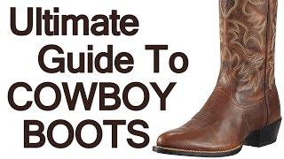 How To Wear Cowboy Boots | Ultimate Guide To The Western Boot | Roper Stockman Buckaroo Boot Video