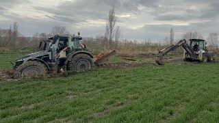 2 GÜN TARLADA KALDI // KEPÇE ZOR ÇIKARDI GEMİ KARAYA OTURDU MASSEY FERGUSON 5s105