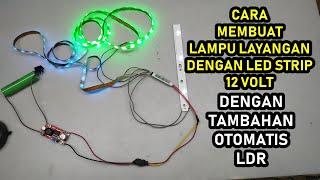 Tutorial How to Make Kite Lights Using Automatic LED Strips