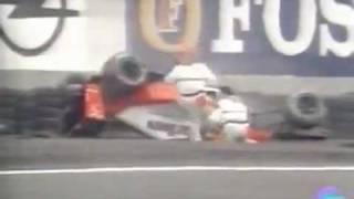 F1 - 1991 Mexico City GP - Ayrton Senna practice accident