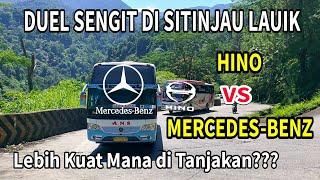 Wow !!! Bus HINO vs Bus Mercedes Benz | Kuat yang mana???