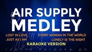 AIR SUPPLY MEDLEY | Karaoke Version | songs lyrics cover videoke 80s english love best favorite hits