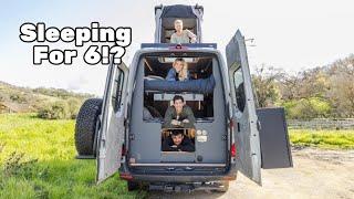 Odyssey and Odyssey Lite Sleeping Arrangements