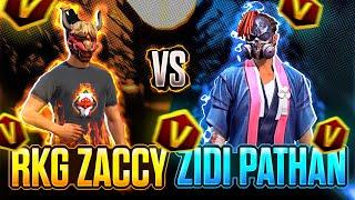 ZIDI PATHAN GAMING VS RKG ZACCY || INTENSE MATCH 