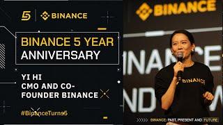 Binance 5 Year Anniversary: Yi He - Then & Now