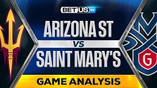 Arizona State vs Saint Mary's (11-29-24) Game Preview | College Basketball Predictions