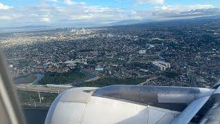 Landing at Manila International Airport