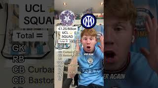 Building a €1.25B Champions League Team