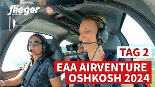 Oshkosh 2024: Anflug zum EAA AirVenture