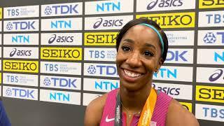 Keni Harrison Takes Third In Women's 100m Hurdles At World Champs