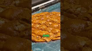 Famous healthy candy in Iran called Sohan