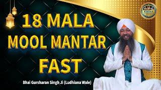 Fast Speed 1.50x | 18 Mala Mool Mantar Fast | Bhai Gursharan Singh Ji