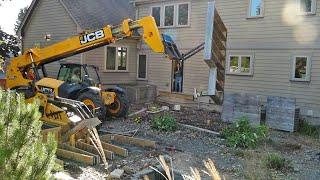 Ripping out our Patio and Deck | Site Prep | Home Renovation & Addition Part 2