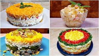 TOP 4 most delicious SALADS for New Year holidays 2025!!!