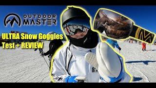 These GOGGLES are AMAZING - OutdoorMaster ULTRA TEST+REVIEW