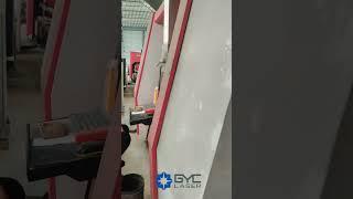 Customer Visiting Of Metal Fabrication Center with 2 GYC Laser Cutting Machine