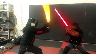 Lightsaber Duel at Phoenix Society HEMA club