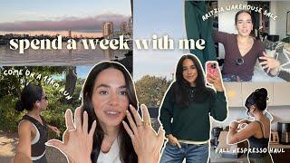 SEPTEMBER WEEKLY VLOG  ultrahuman ring, aritzia warehouse sale, fall Nespresso haul, come on a run!