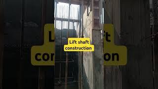 Lift shaft construction work #music #civil #shortvideo #viralvideo #construction #shorts