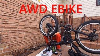 DIY All Wheels Drive Electric Bicycle, motor, speed controller wiring, hall sensor testing