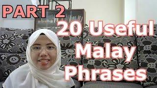 [LEARN MALAY] 109-20 Useful Malay Phrases 2