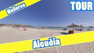 Alcudia Mallorca 4K Walking Tour