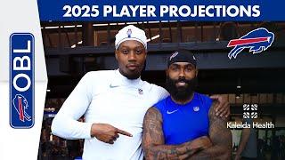 Projections For Ray Davis, Elijah Moore, & Joshua Palmer | One Bills Live | Buffalo Bills
