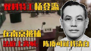 In 1951, the big spy Yang Dengying was arrested in Nanjing, before the heavy sentence: Chen Geng ...