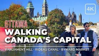  Ottawa Walking Tour | Canada's Capitals Most Interesting Sights [4K HDR/60fps]