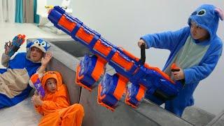 ЭКСТРЕМАЛЬНЫЕ Битвы с НЁРФАМИ Все Серии Подряд! Nerf War