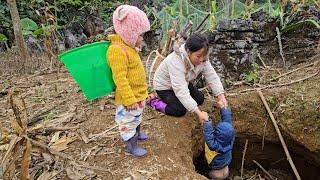 Ly Tien Ca and Helen save a boy who fell into a deep hole in the forest - daily life