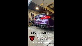 1 of 3 Twilight Purple F90 M5 with VALVETRONIC Designs Exhaust #bmw #f90 #m5 #exhaust #valvetronic