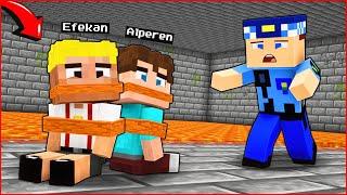 KEREM KOMİSER, EFEKAN VE ALPEREN'İ KURTARDI!  - Minecraft